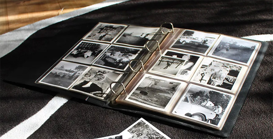 scanning old photo album